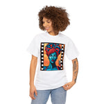 CINEMA WOMAN Cotton Tee of Unisex Heavy Cotton Tee GOOD VIBES