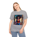 Black Wonder Woman, cool graphic t-shirt, vivid colors, african american designs, black t-shirts, custom graphics