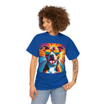 Pit Bull in shades, cool t-shirts, dog graphic shirts, fun shirts with dogs, unisex t-shirts