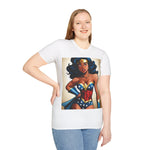 Vintage Wonder Woman, Beautiful Wonder Woman, Superwoman, Wonderwoman, womanly shirt, black super woman