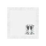 TEST of Personalized Wedding Napkins White Coined Napkins 003