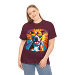 Pit Bull in shades, cool t-shirts, dog graphic shirts, fun shirts with dogs, unisex t-shirts