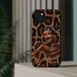 Betty Boop Leopard Cougar Print Magnetic Tough Cases, Boop Lover, Betty Lover, Betty Boop Gift, Boop Lover Gift