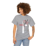 FORGIVEN ON THE CROSS  Unisex Heavy Cotton Tee FAITH AND GOOD VIBES