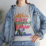 Behind Every Praying Woman, graphic faith t-shirt, custom shirts