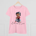 Betty Boop, All we need is Love, Betty Boop Shirt, Betty Boop Tshirt, Gift for her, Retro Betty Boop