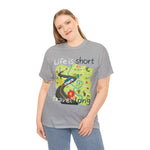 LIFE IS SHORT TRAVEL LONG Unisex Cotton Tee  GOOD VIBES RV LIVING