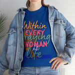 Behind Every Praying Woman, graphic faith t-shirt, custom shirts