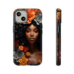 BEAUTIFUL BLACK WOMAN ORANGE Tough Cases ACCESSORIES