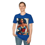 Vintage Wonder Woman, Beautiful Wonder Woman, Superwoman, Wonderwoman, womanly shirt, black super woman