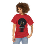 Soul Hair Retro Afro Heavy Cotton Tee of Unisex Heavy Cotton Tee