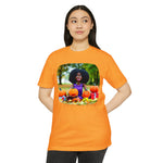 Autumn Vibes  graphic t-shirt, funny, fall, African American women custom designs