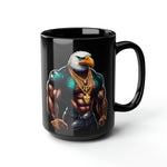 Philadelphia Eagles, Eagles cup, Eagles Fan, Eagles gift, Eagles Nation,  Black Mug, 15oz