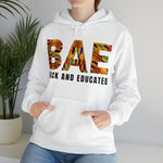 BAE black and educated kente cloth graphic print hoodie sweatshirt