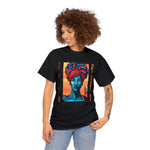 CINEMA WOMAN Cotton Tee of Unisex Heavy Cotton Tee GOOD VIBES