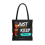 JUST KEEP READING Tote Bag UNISEX MESSENGER BAG  ACCESSORIES KIDS