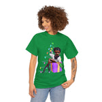 Black Betty Boop into Christmas, cute graphic, christmas tree, colorful shirt for holiday, custom t-shirt design