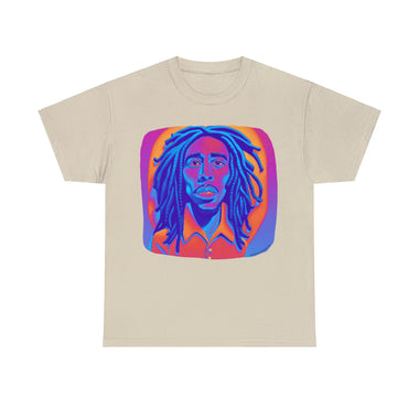 Marley in color T-shirt of Good Vibes