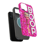 Betty Boop Pink Glitter Magnetic Tough Cases, Boop Lover, Betty Lover, Betty Boop Gift, Boop Lover Gift