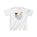 I AM CUTE fun Kids Cotton Tee AFRICAN AMERICAN CULTURAL GIRL WEAR