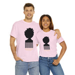 SOUL HAIR CURLY AFRO Cotton Tee of Unisex Heavy Cotton Tee CULTURAL WEAR