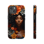 BEAUTIFUL BLACK WOMAN ORANGE Tough Cases ACCESSORIES