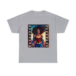 Black Wonder Woman, cool graphic t-shirt, vivid colors, african american designs, black t-shirts, custom graphics