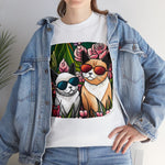 Cool Cats, custom graphic t-shirt, fun design, cute siamese cat shirts