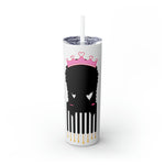 Soul Hair Afro Princess Skinny Tumbler with Straw, 20oz ACCESSORIES