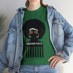 Soul Hair Retro Afro Heavy Cotton Tee of Unisex Heavy Cotton Tee