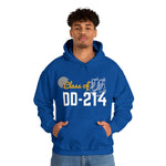 Class of DD214  Unisex Heavy  Hooded Sweatshirt