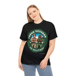 Proud Veteran Women Unisex Heavy Cotton Tee good vibes