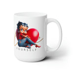 Betty Boop, Betty Book Cup, Betty Boop Coffee Cup, Betty Boop Gift, Betty Boop love, gift for girlfriend, Ceramic Mug 15oz