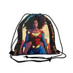 Super Wonder Woman  Outdoor Drawstring Bag Accessories Sisterhood