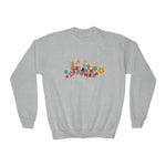 MELANIN POWER KIDS Crewneck Sweatshirt CULTURAL DESIGNS BACK TO SCHOOL WEAR