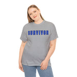 SURVIVOR COLON CANCER Heavy Cotton Tee GOOD VIBES WEAR FAITH