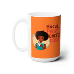 HOCUS POCUS COFFEE FOCUS ORANGE Ceramic Mug 15oz GOOD VIBES CULTURAL GIFTS