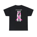 SURVIVOR BREAST CANCER Heavy Cotton Tee GOOD VIBES WEAR FAITH