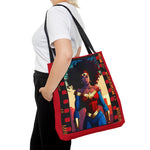 Wonder Woman, Super Woman, Shero, Black Wonder Woman, Unique Gift, Tote Bag