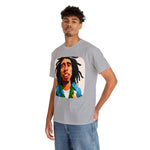 Bob Marley Cotton Tee of Unisex Heavy Cotton Tee Good Vibes