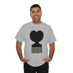 SOUL HAIR HEAD PARTED HEART Cotton Tee of Unisex Heavy Cotton Tee CULTURAL WEAR