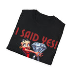 Betty Boop Shirt, Engagement Shirt, engagement customer,  wedding engag,  T-Shirt