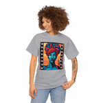 CINEMA WOMAN Cotton Tee of Unisex Heavy Cotton Tee GOOD VIBES