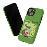 LIFE IS SHORT TRAVEL LIME GREEN Tough Cases ACCESSORIES