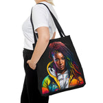 BEAUTIFUL BLACK WOMAN PRIDE Tote Bag UNISEX MESSENGER BAG  CULTURAL ACCESSORIES