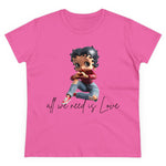 Betty Boop, All we need is Love, Betty Boop Shirt, Betty Boop Tshirt, Gift for her, Retro Betty Boop