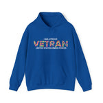 PROUD VETERAN FLORAL HOODIE Unisex Heavy  Hooded Sweatshirt ARMED FORCES GIFTS