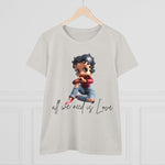 Betty Boop, All we need is Love, Betty Boop Shirt, Betty Boop Tshirt, Gift for her, Retro Betty Boop