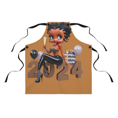 Copy of Black Betty Boop New Year 2024 Apron (AOP)