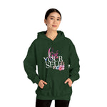 LOVE YOURSELF HOODIE Unisex Hooded Sweatshirt FAITH AND GOOD VIBES